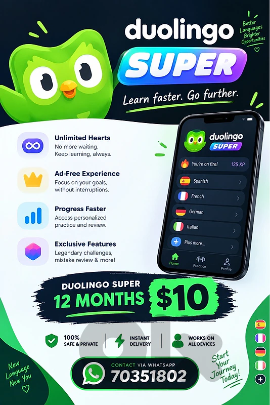 🦉💚 DUOLINGO SUPER — LEARN WITHOUT LIMITS! 🌍✨