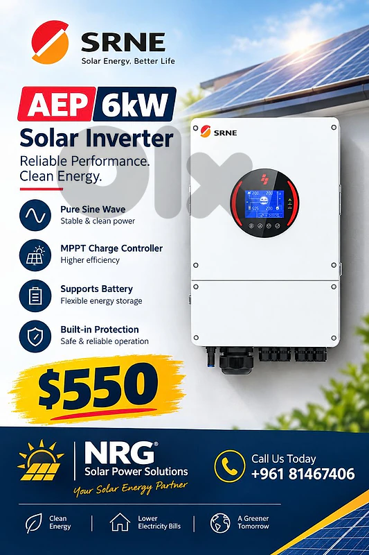 SRNE AEP 6kW + 6kW SRNE AEP 6kW + 6kW