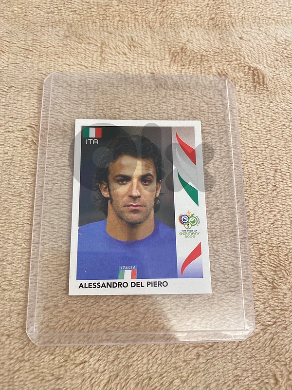 Del Piero Panini World Cup 2006 Sticker