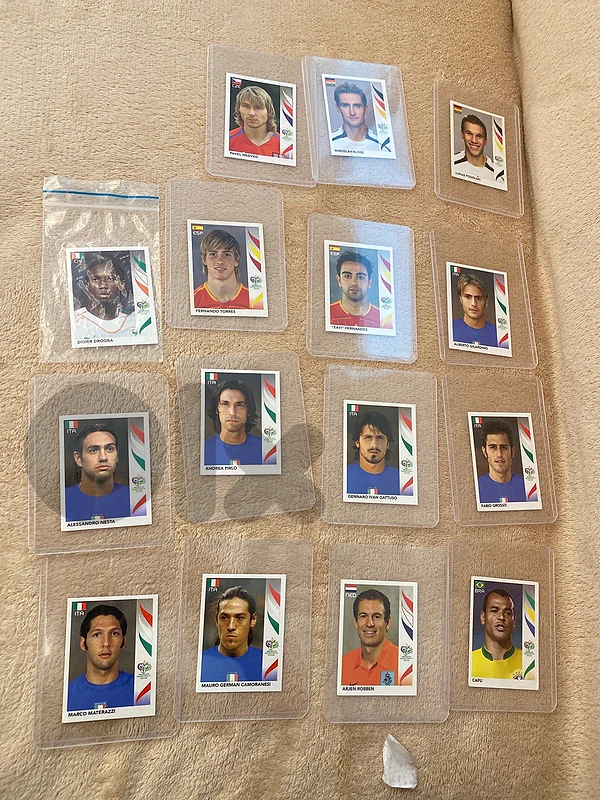 Panini World Cup 2006 different stickers