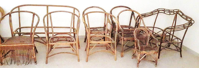 طقم خيزران  طبيعي - Original Bamboo set