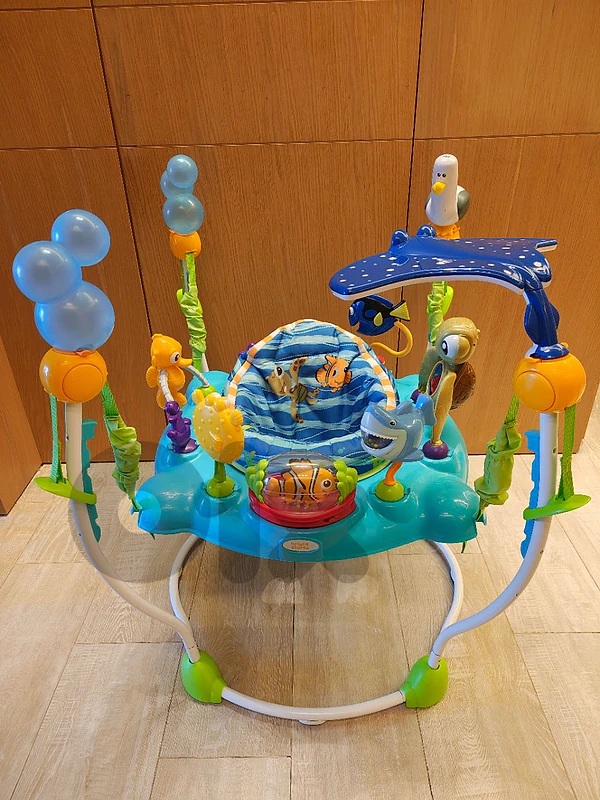 Disney Baby Finding Nemo Activity Jumper used 1 month
