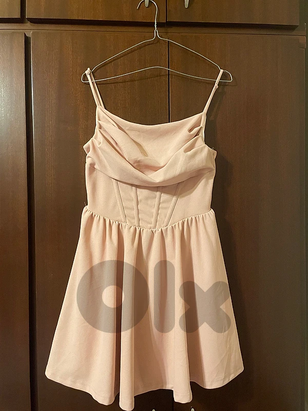 corset pink dress