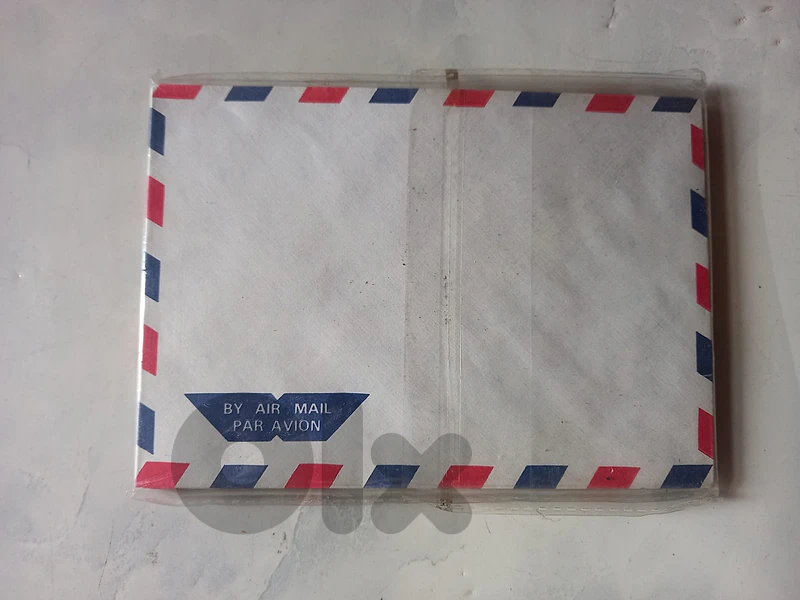 Red Blue Vintage For Airmail Mailing Letter Envelope 1$ the envelope