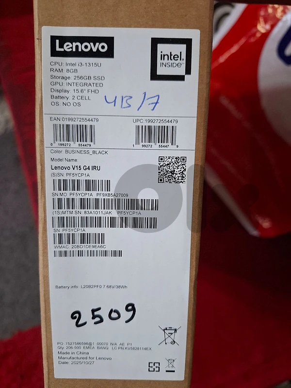 Lenovo V15 G4 IRU
brand new Sealed Lenovo V15 G4 IRU
brand new Sealed