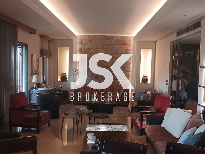 L22943 Nice Apartment with Sea View For Sale in Bsalim