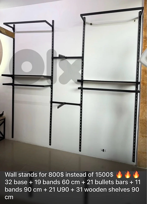 racks for a full fashion shop