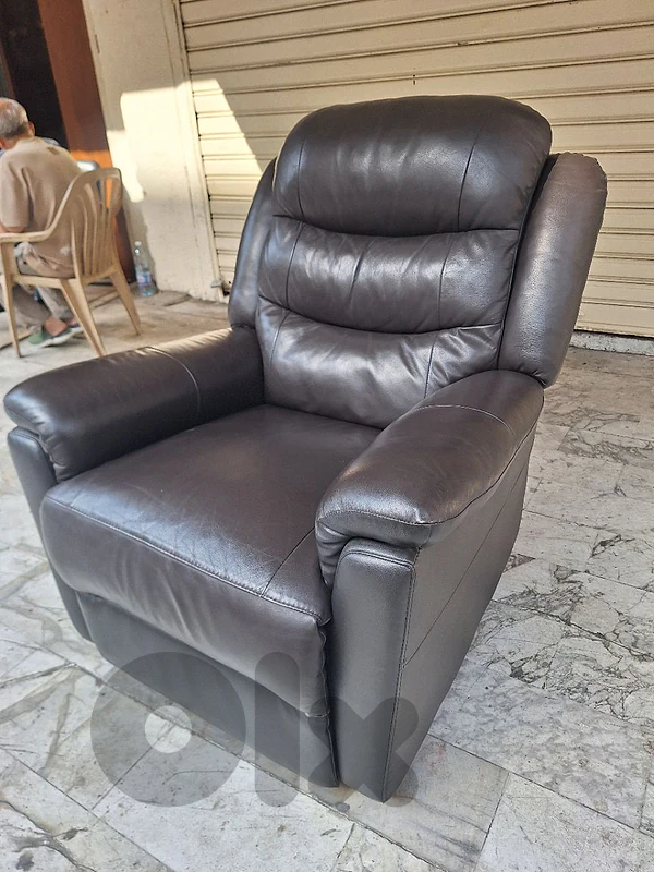 recliner chair genuine leather original