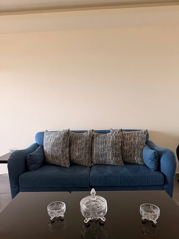 blue couch set