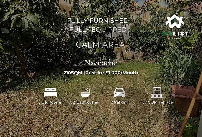 Apartment for rent in Naccache شقة للايجار في منطقة النقاش