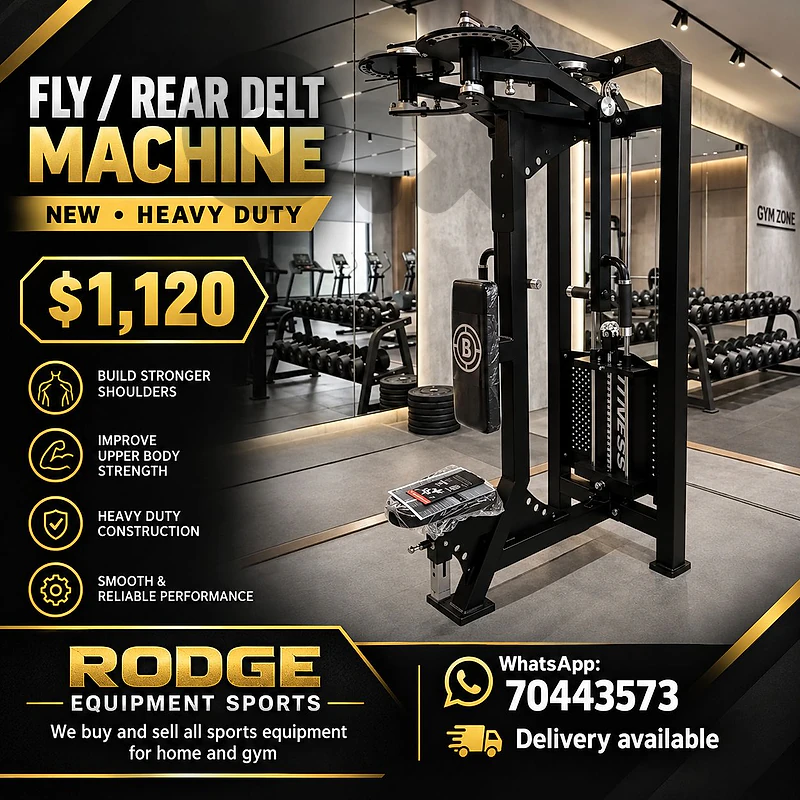 Fly/rear delt machine new heavy duty