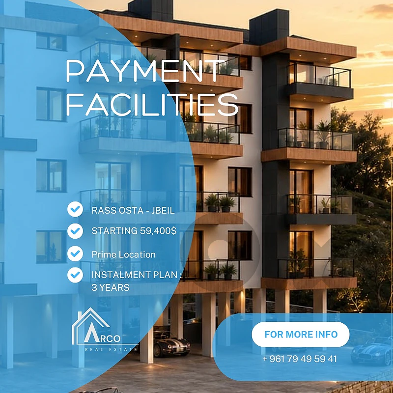 Rass Osta  jbeil Apartments With Payment Facilities