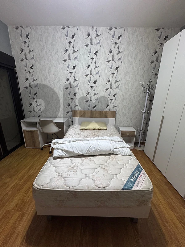 Single Bed with Mattress + Study Desk + Dressing Table & Nightstand