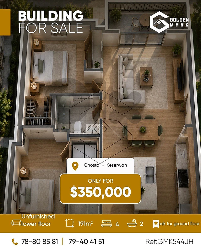 GMK522JH - Building  For sale in Ghosta - مبنى للبيع في غوسطا