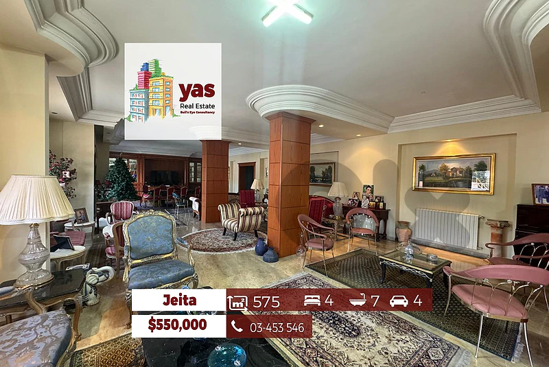 Jeita 575m2 Duplex | Excellent Condition | Open View | Prime Area | TY