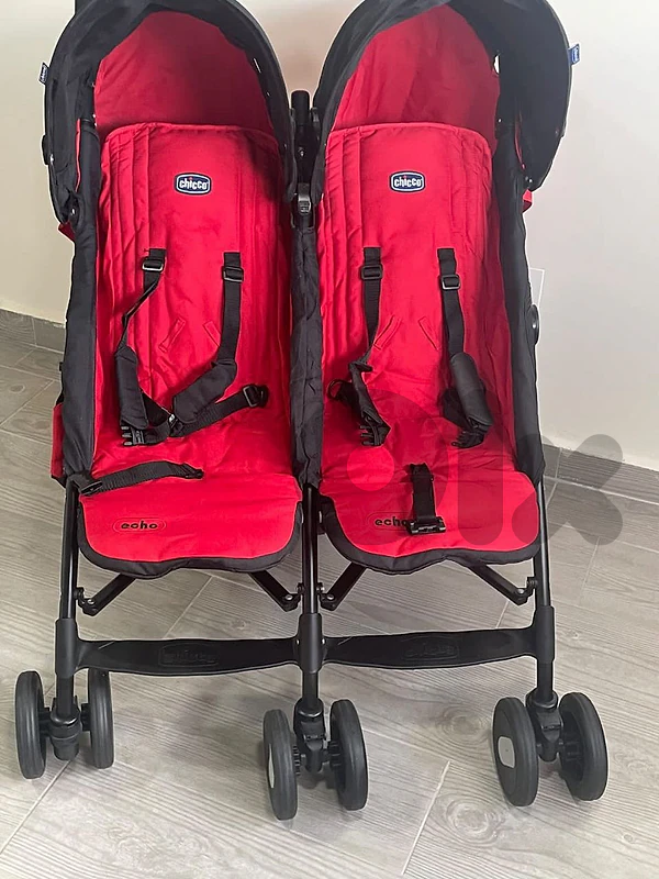 Chicco Ohlalà Twin Stroller – Red ❤️

Like new,
