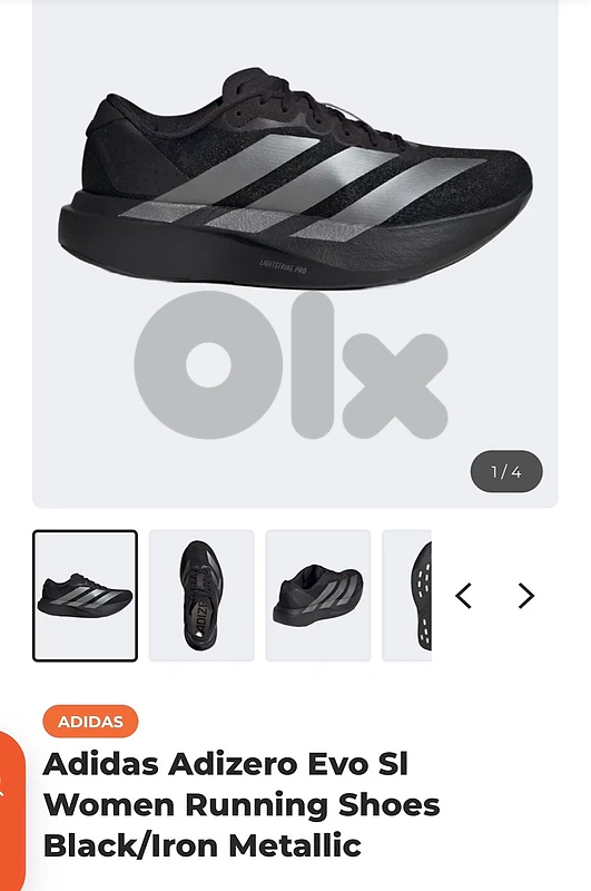 Adidas Adizero Evo Sl for Women Running Shoes Size 40 EU