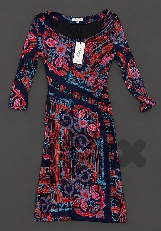Versace Collection Navy/Red dress