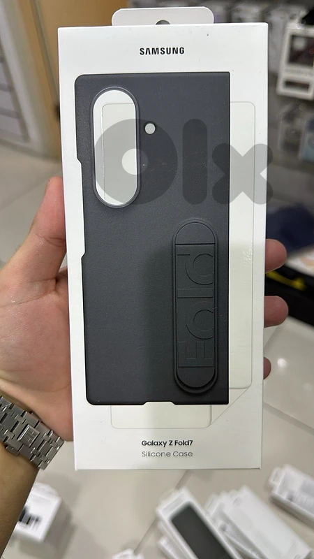 Samsung galaxy z fold 7 silicone Case Black