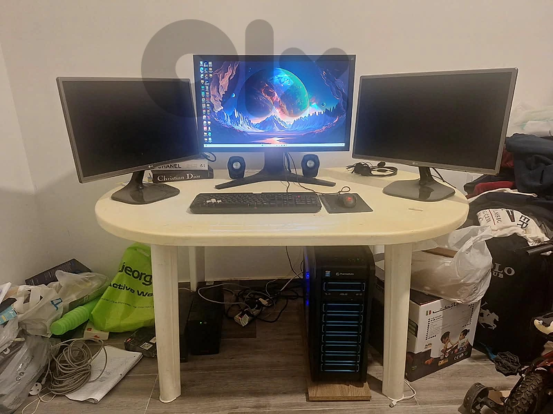 Complete PC Setup | i7, GTX 980 Ti, 72GB RAM + 3 Monitors & UPS