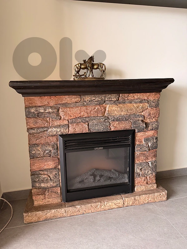 Stone Fireplace