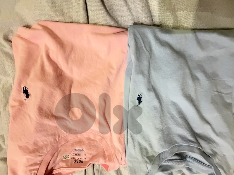 ralph lauren t shirts blue and pink original