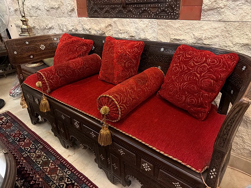 Syrian handmade mother-of-pearl furniture