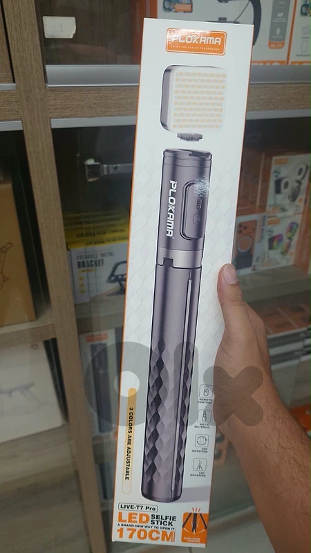 Plokama live-t7 pro led selfie stick 170cm