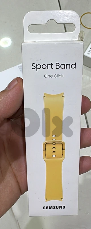 Samsung sport band silicone one click Apricot