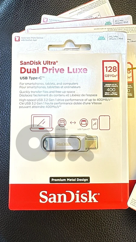 Sandisk Dual Drive Luxe usb-c 128gb