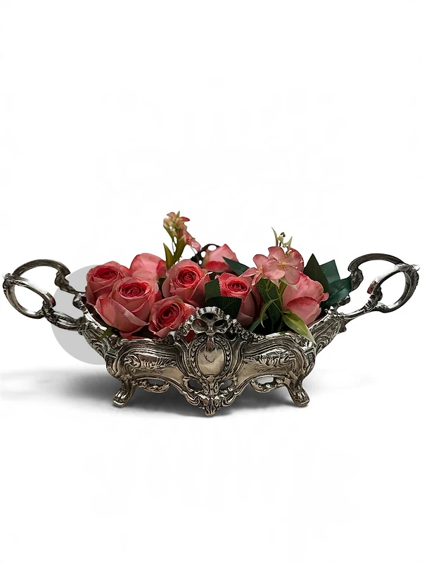 SILVER PLATED MEDIUM JARDINIÈRE (VINTAGE) - TOPKAPI