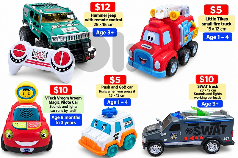 Different toys for kids