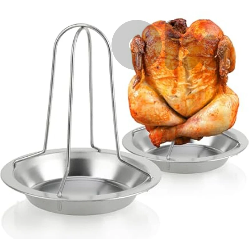 stainless steel chicken holder