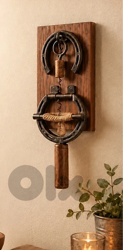 wine corkscrew horseshoe opener