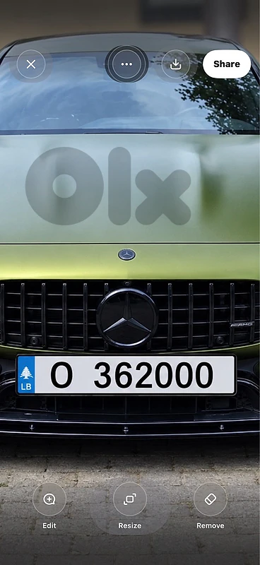 plate number