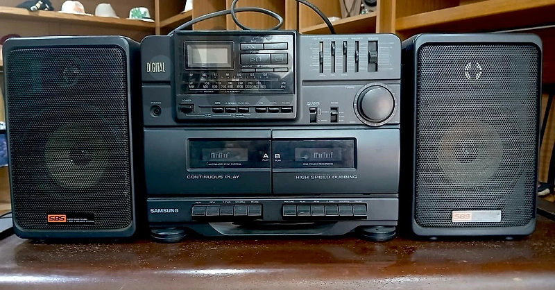 radio cassette tape players cd player double cassette music