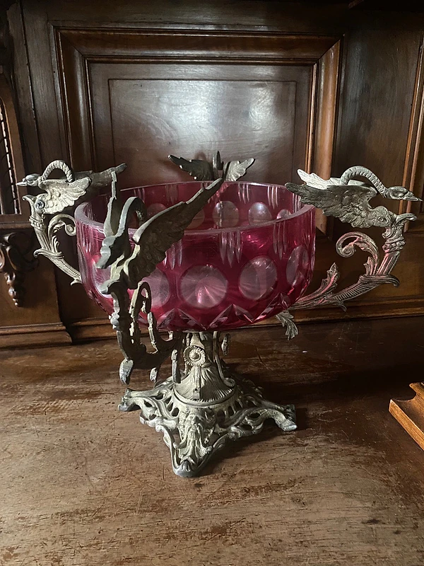 Antique renaissance bohemian center table