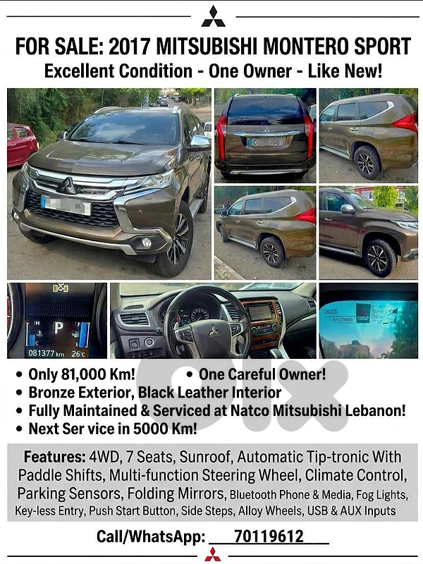 Mitsubishi Montero Sport 2017