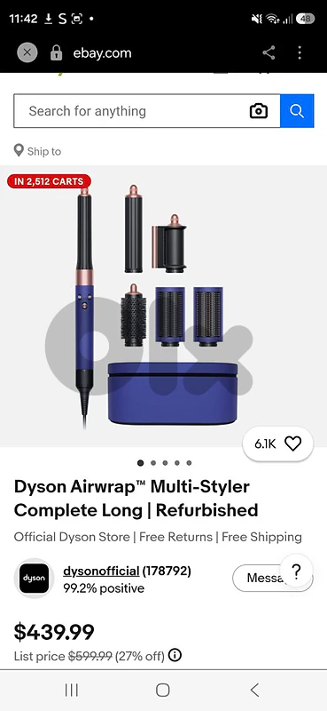 dyson rarely used