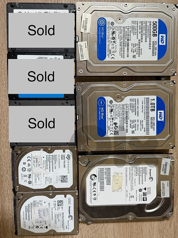 100% HEALTH STORAGES - HDD SATA HARDISKS 100% HEALTH STORAGES - HDD SATA HARDISKS