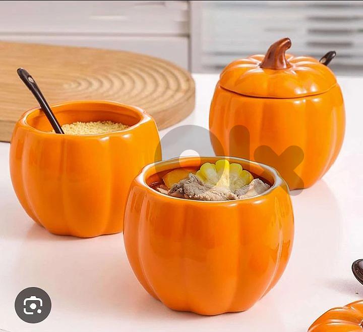 pumpkin 🎃 sugar pot or soup bowl