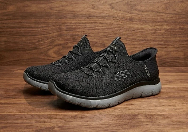 Skechers Slip-ins: Summits - High Range - Black - 47 Wide