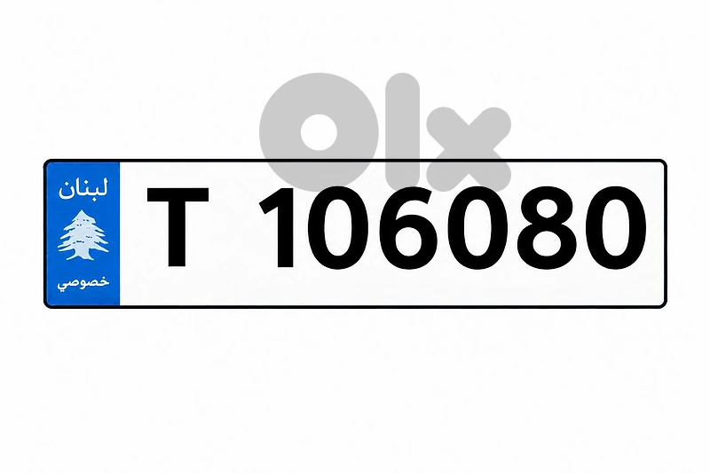 Special 6 Digits Car Plate for sale