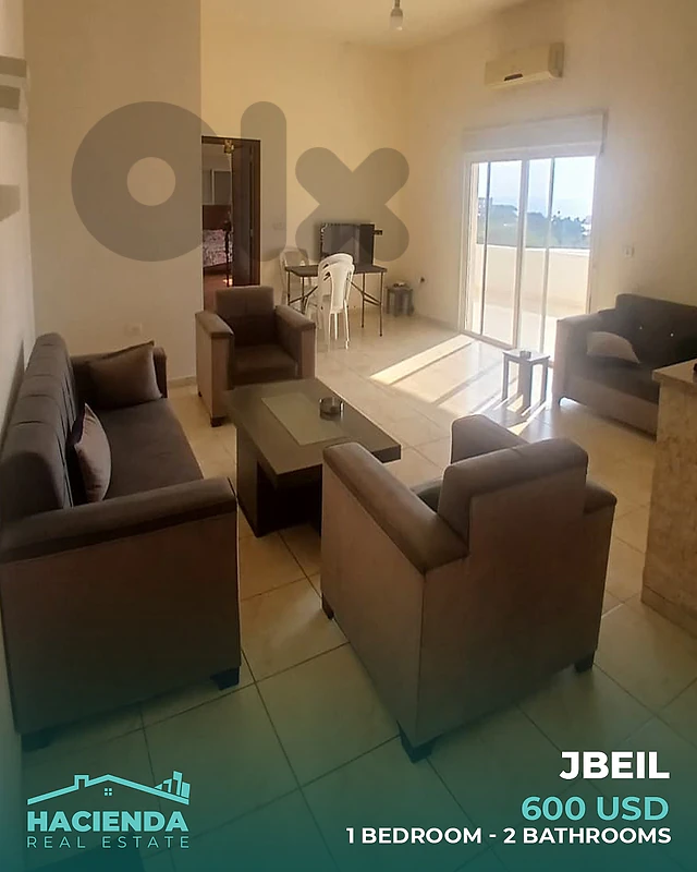 Apartment With Terrace For Rent In Jbeil Town Apartment With Terrace For Rent In Jbeil Town