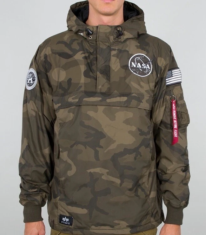 Alpha industries anorak camo
