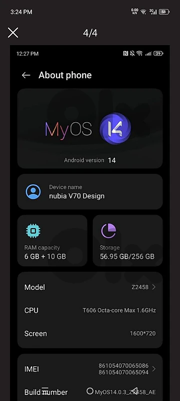 Nubia V70 for sale used great condition