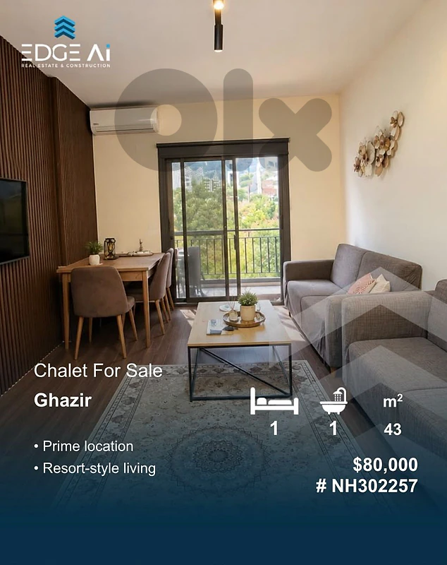 Chalet for Sale | Ghazir
Ref: #NH302257 Chalet for Sale | Ghazir
Ref: #NH302257