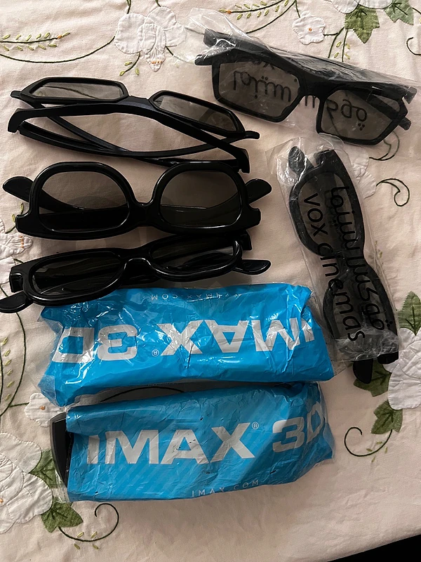 3D glasses for cinema