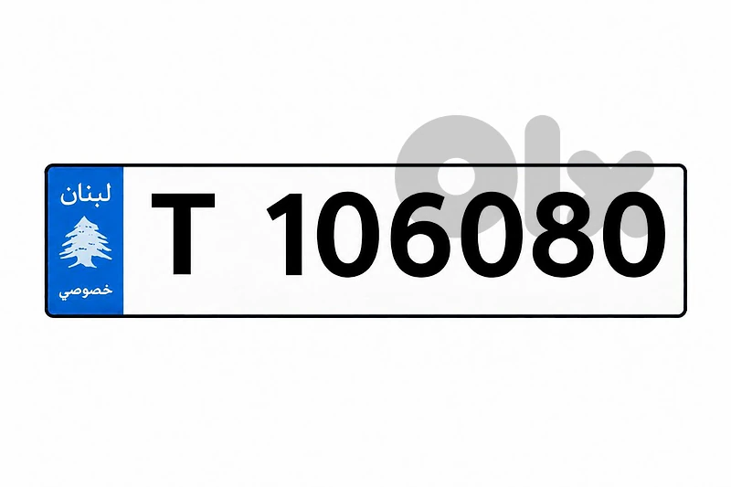 Special 6 Digits Car Plate for sale