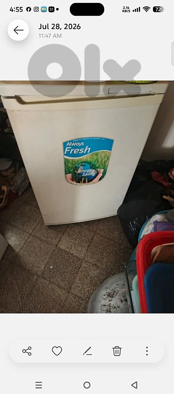 small fridge